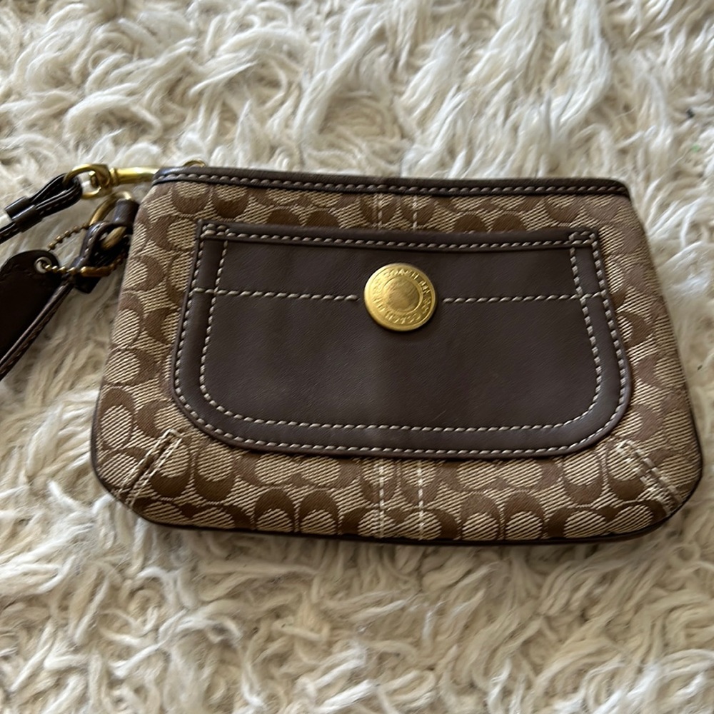 Authentic coach wristlet